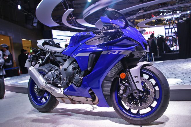 2019年にマイナーチェンジを果たしたYZF-R1