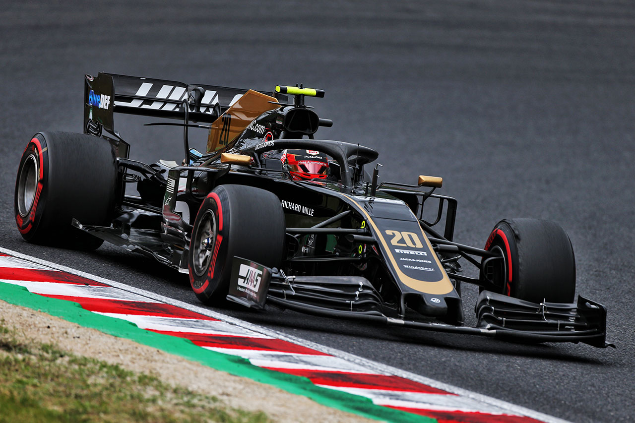2019年F1第17戦日本GP　ケビン・マグヌッセン（ハース）