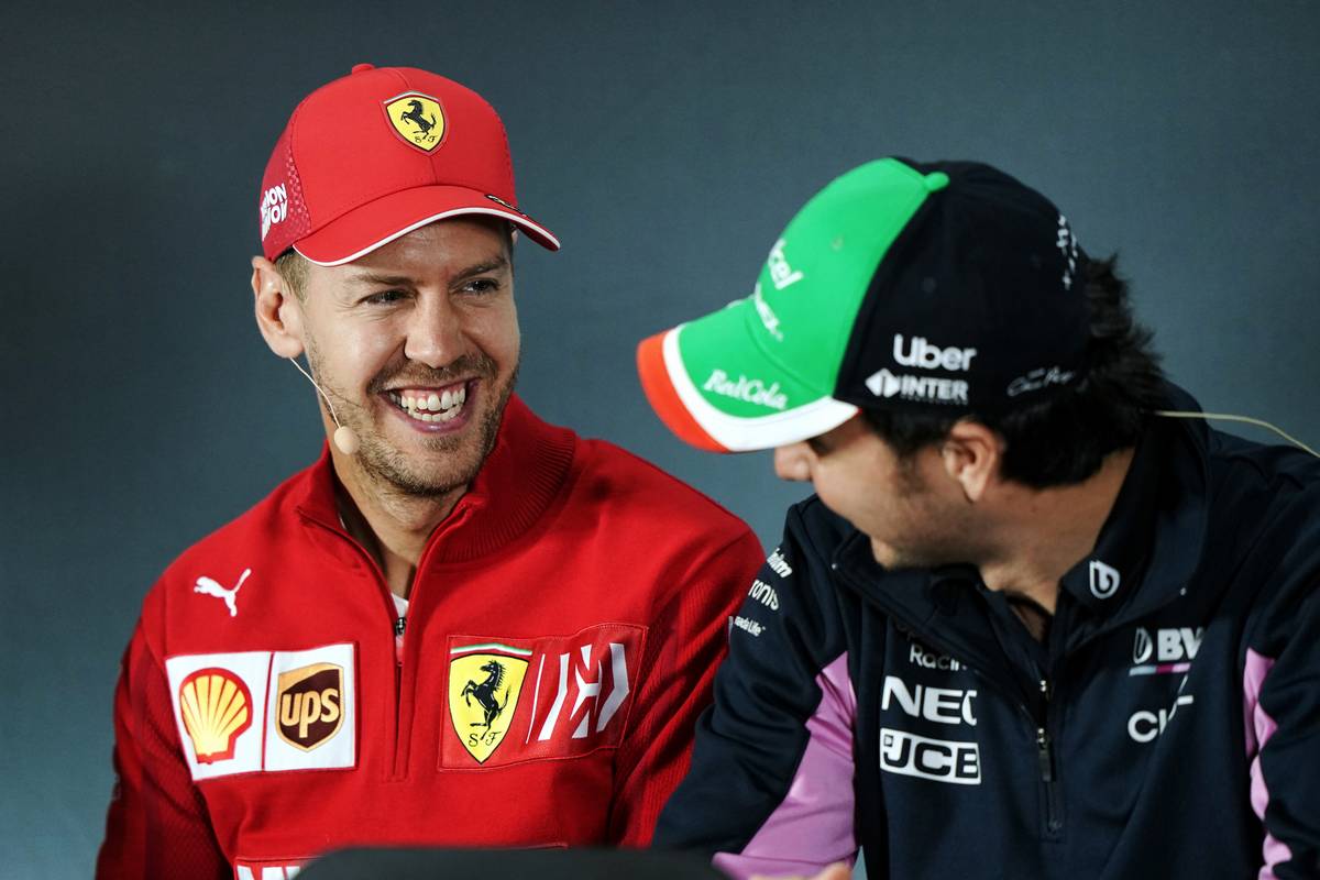 2019年F1第18戦メキシコGP木曜会見　セバスチャン・ベッテル、セルジオ・ペレス