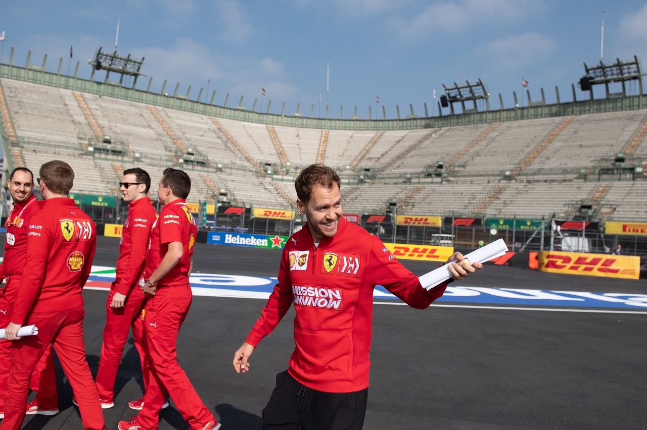 2019年F1第18戦メキシコGP　セバスチャン・ベッテル（フェラーリ）