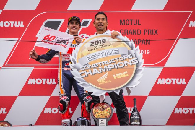 日本GPを制したマルク・マルケス（レプソル・ホンダ・チーム）