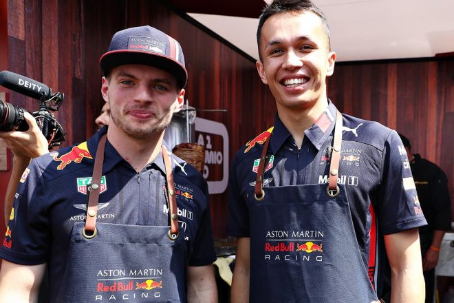 2019年F1第18戦メキシコGP　マックス・フェルスタッペン、アレクサンダー・アルボン