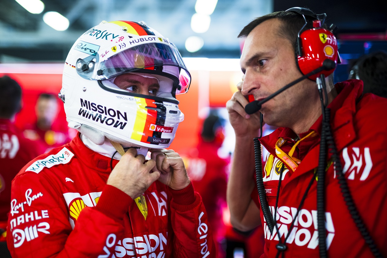 2019年F1第18戦メキシコGP　セバスチャン・ベッテル（フェラーリ）