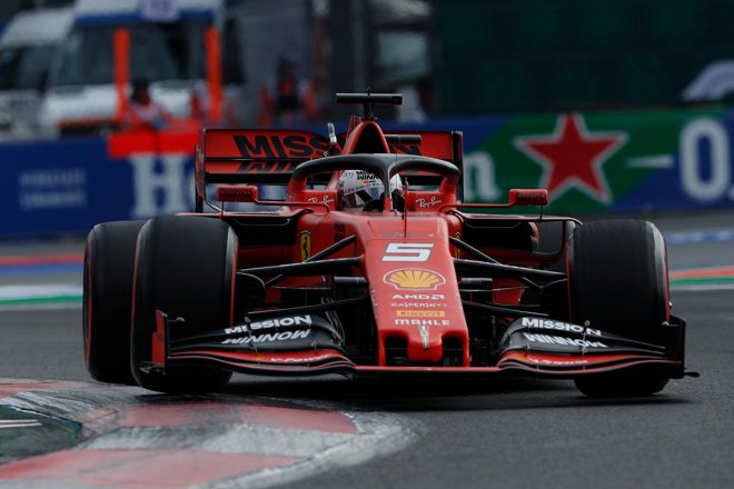 2019年F1第18戦メキシコGP予選　セバスチャン・ベッテル（フェラーリ）