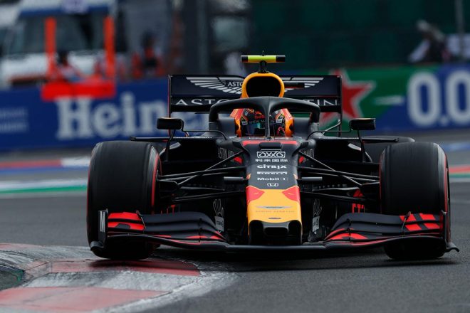 2019年F1第18戦メキシコGP予選　アレクサンダー・アルボン（レッドブル・ホンダ）