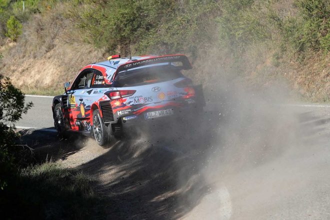 2019年のラリー・エスパーニャ、競技2日目で総合2番手につけたダニ・ソルド（ヒュンダイi20クーペWRC）