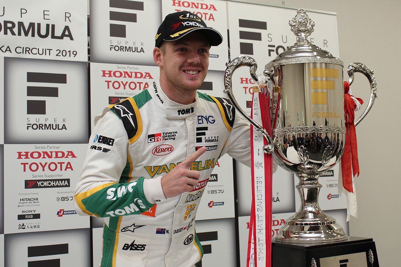 2019年スーパーフォーミュラ第7戦鈴鹿　ニック・キャシディ（VANTELIN TEAM TOM’S）