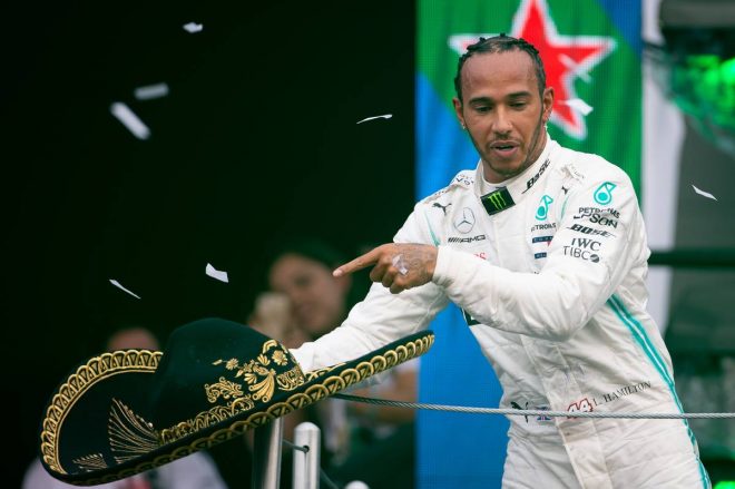 2019年F1第18戦メキシコGP決勝　ルイス・ハミルトン（メルセデス）が優勝を飾る