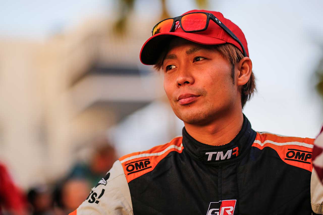 2019年のWRC第13戦スペインに参戦した勝田貴元（トヨタ・ヤリスWRC）