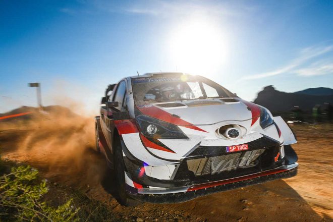 2019年のWRC第13戦スペイン、競技初日はグラベル主体の構成で争われた