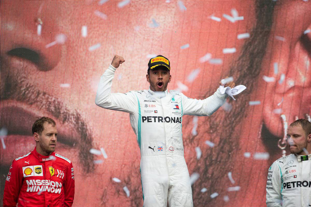 2019年F1第18戦メキシコGP決勝　ルイス・ハミルトン（メルセデス）