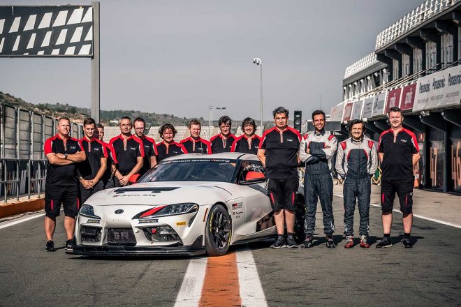 GRスープラGT4はドイツのトヨタ・モータースポーツGmbHが開発・製造を担当した