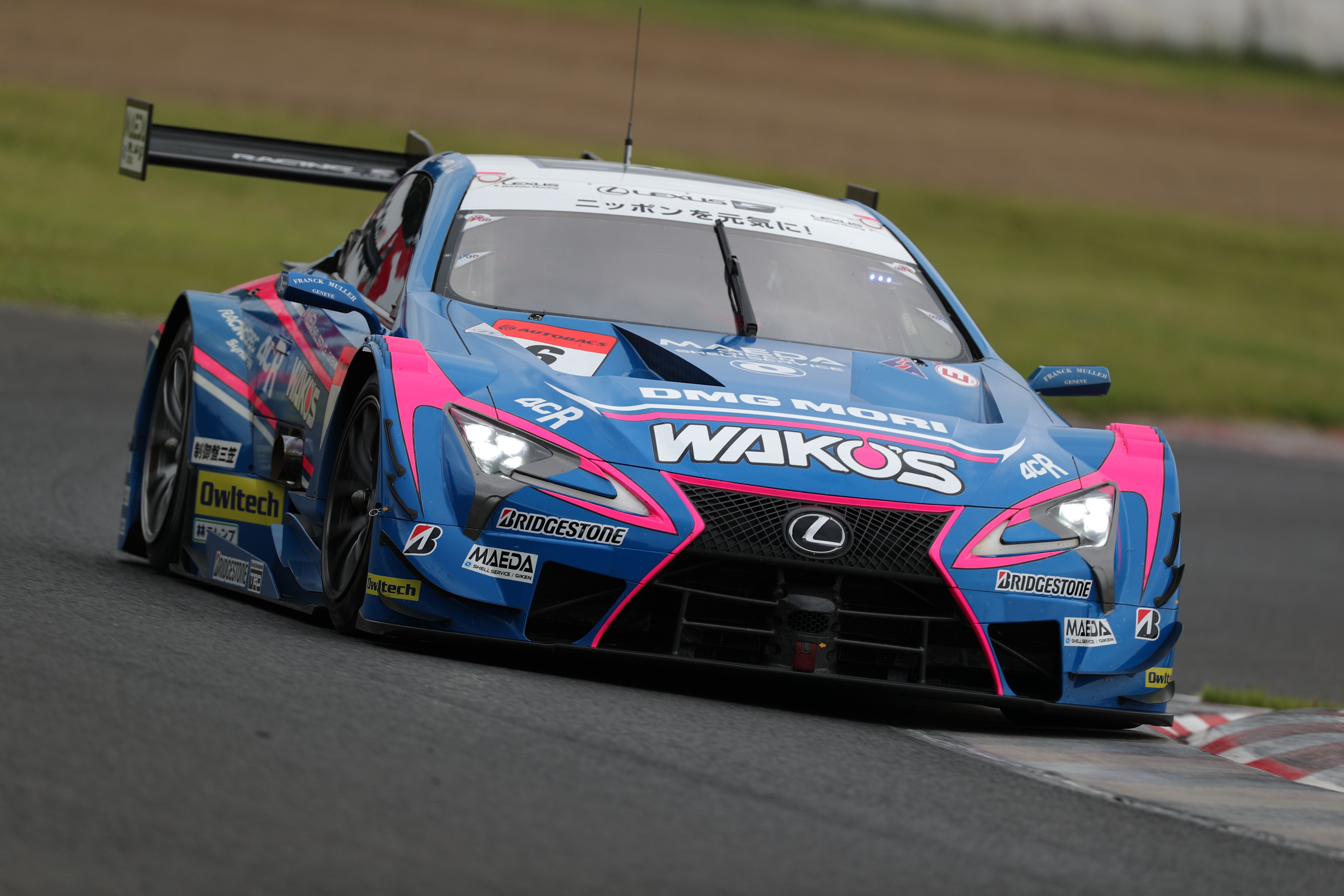 GT500クラスのランキング首位につけるWAKO’S 4CR LC500