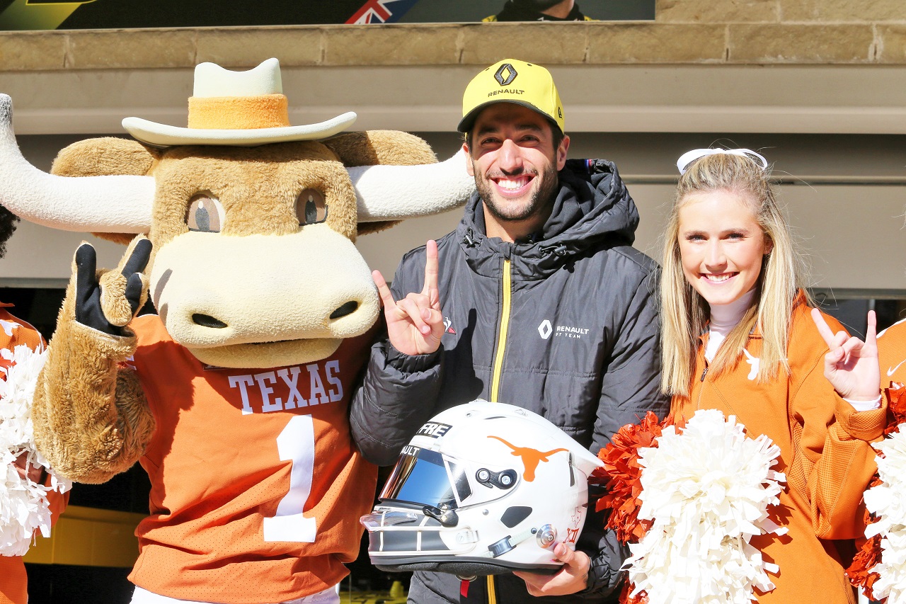 2019年F1第19戦アメリカGP　ダニエル・リカルド（ルノー）