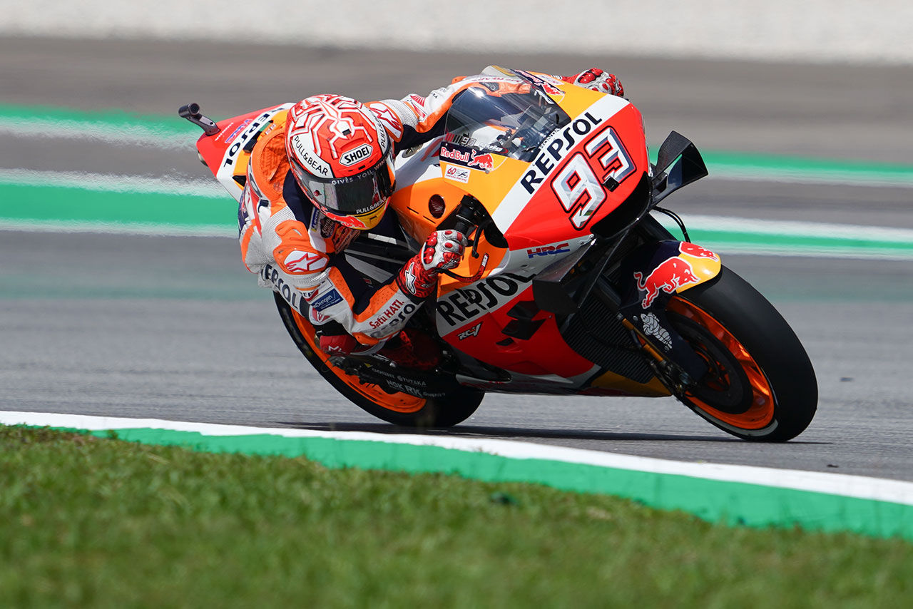 フリー走行1回目で4番手だったマルケス