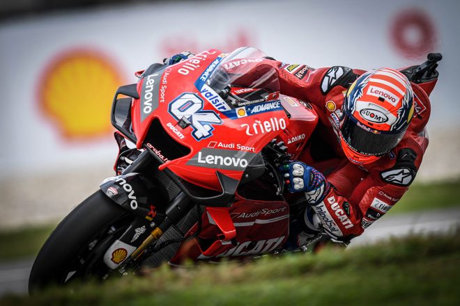 フリー走行1回目で5番手のドヴィツィオーゾ