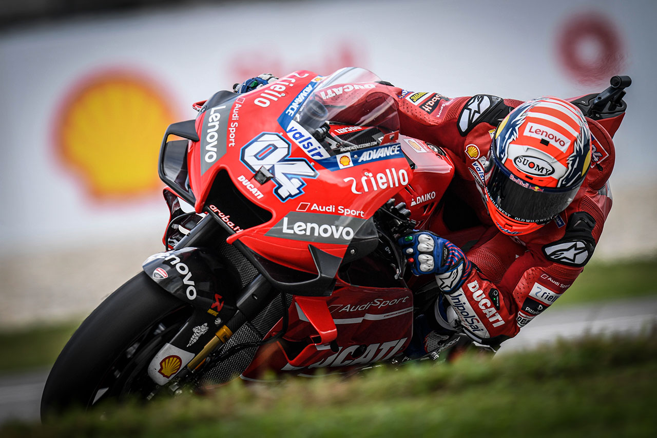 フリー走行1回目で5番手のドヴィツィオーゾ