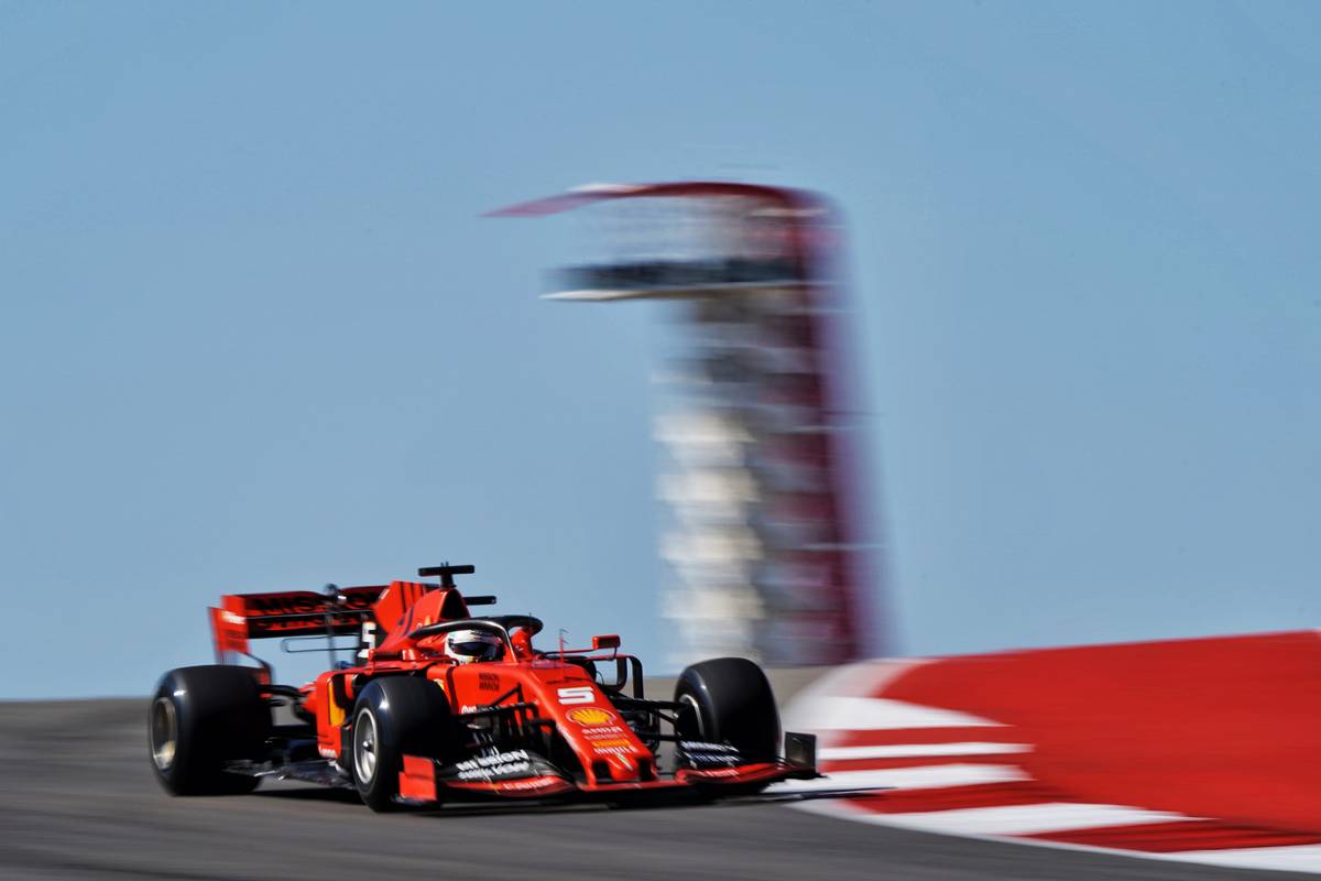 2019年F1第19戦アメリカGP　セバスチャン・ベッテル（フェラーリ）