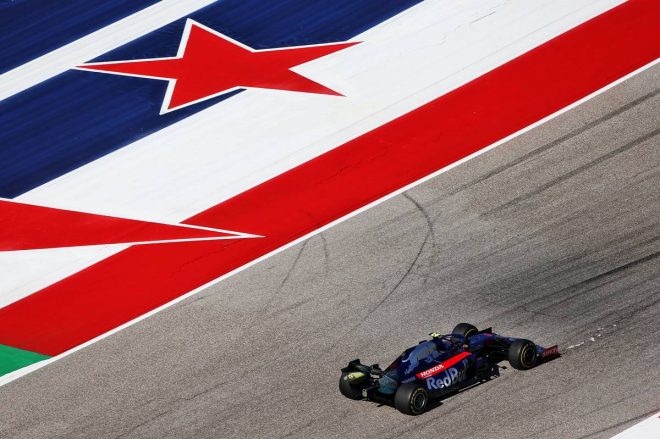 2019年F1第19戦アメリカGP　ピエール・ガスリー（トロロッソ・ホンダ）
