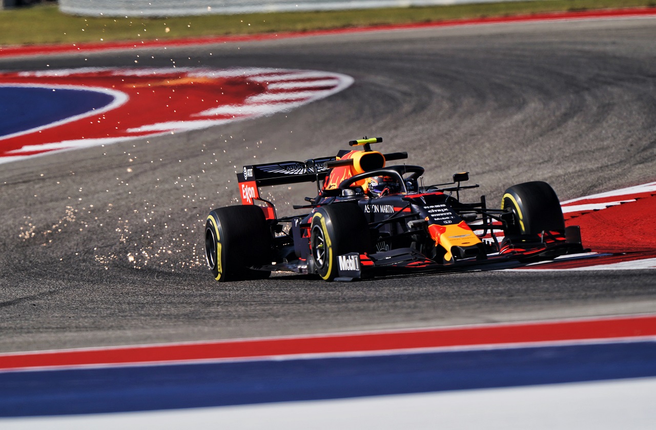 2019年F1第19戦アメリカGP金曜　アレクサンダー・アルボン（レッドブル・ホンダ）