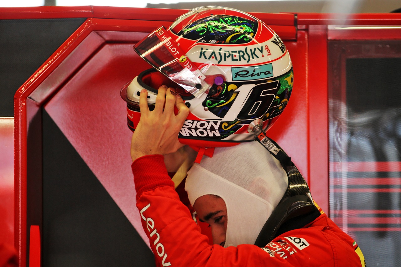 2019年F1第19戦アメリカGP金曜　シャルル・ルクレール（フェラーリ）