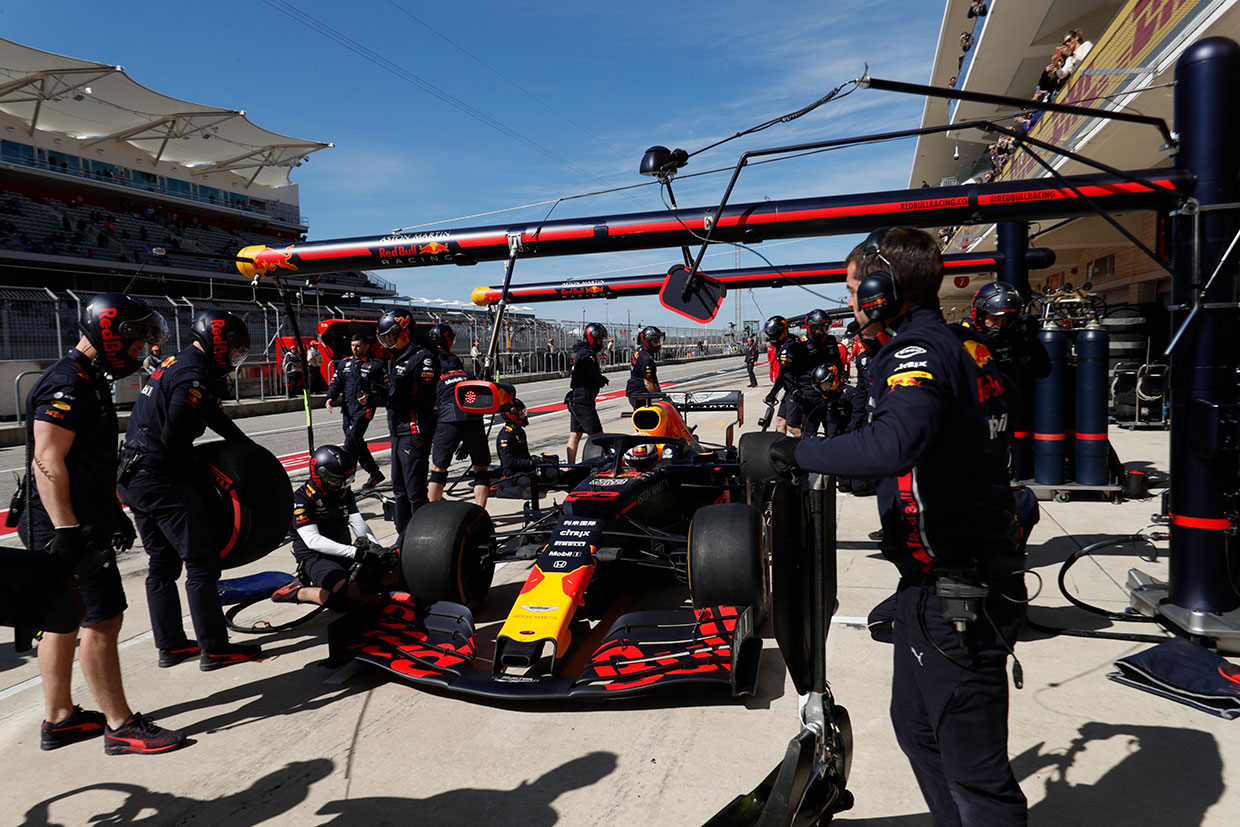 2019年F1第19戦アメリカGP　マックス・フェルスタッペン（レッドブル・ホンダ）