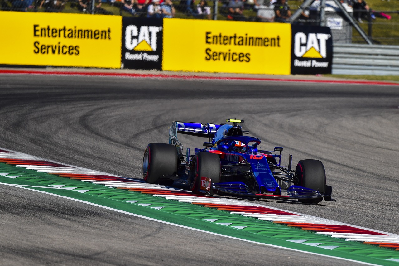 2019年F1第19戦アメリカGP土曜　ピエール・ガスリー（トロロッソ・ホンダ）