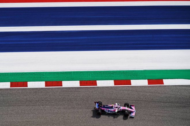 2019年F1第19戦アメリカGP　ランス・ストロール（レーシングポイント）