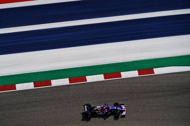 2019年F1第19戦アメリカGP　ピエール・ガスリー（トロロッソ・ホンダ）