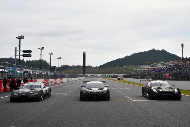 ツインリンクもてぎでデモランした3台のクラス1車両