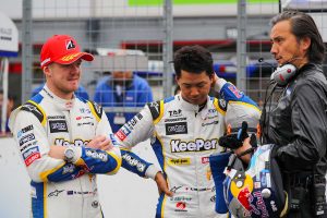 スーパーGT | KeePer平川「優勝したがチャンピオンは獲れず……言葉にできない」／スーパーGT第8戦もてぎ GT500優勝会見