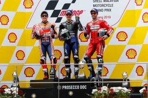 MotoGP | ビニャーレス、2019年シーズン2勝目に歓喜「序盤から攻めた」／MotoGP第18戦マレーシアGP 決勝トップ3コメント