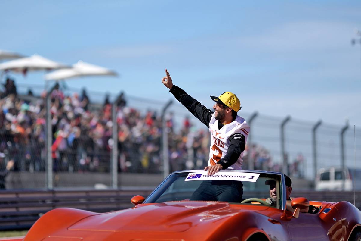 2019年F1第19戦アメリカGP　ダニエル・リカルド