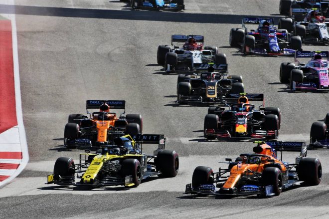 2019年F1第19戦アメリカGP決勝　ダニエル・リカルド（ルノー）