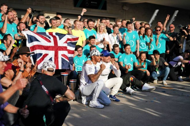 2019年F1第19戦アメリカGP決勝　ルイス・ハミルトン（メルセデス）