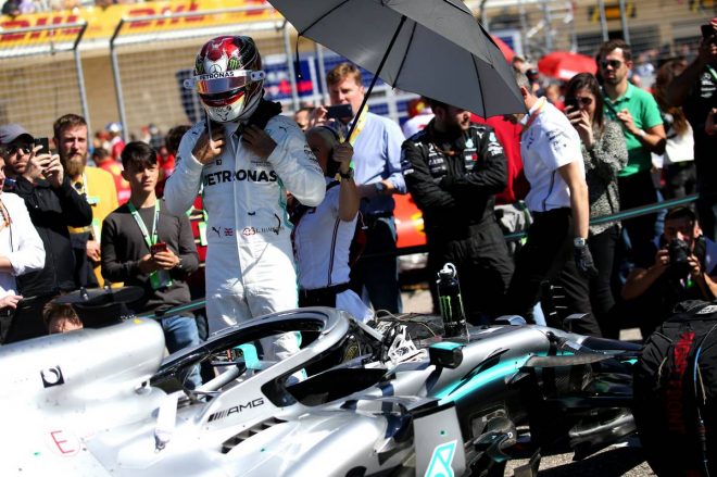 2019年F1第19戦アメリカGP決勝　ルイス・ハミルトン（メルセデス）