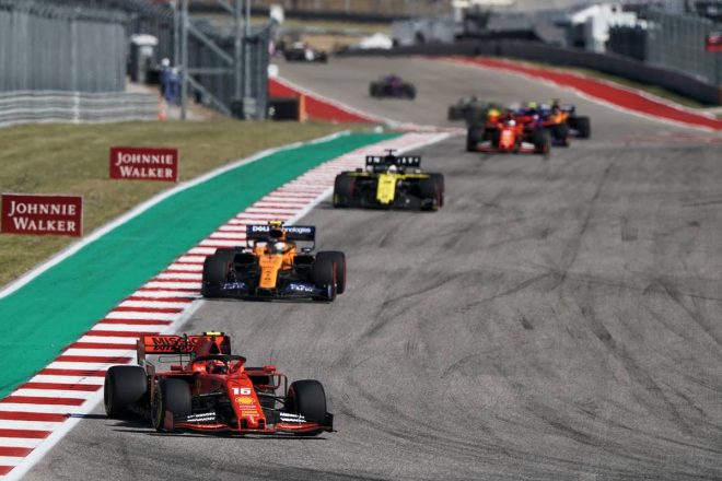 2019年F1第19戦アメリカGP決勝　シャルル・ルクレール（フェラーリ）