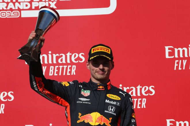 2019年F1第19戦アメリカGP決勝　マックス・フェルスタッペン（レッドブル・ホンダ）