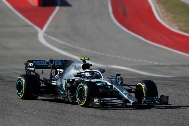 2019年F1第19戦アメリカGP決勝　バルテリ・ボッタス（メルセデス）