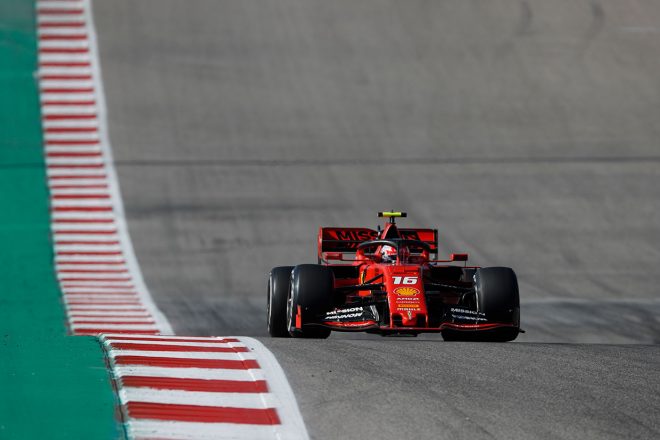 2019年F1第19戦アメリカGP決勝　シャルル・ルクレール（フェラーリ）