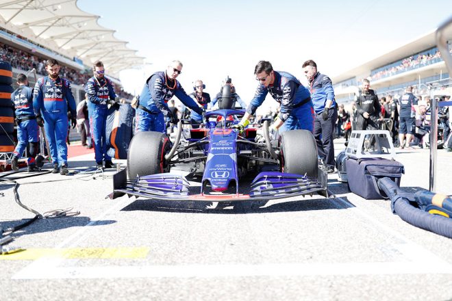 2019年F1第19戦アメリカGP決勝　ダニール・クビアト（トロロッソ・ホンダ）