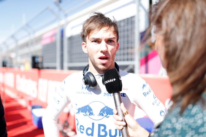 2019年F1第19戦アメリカGP決勝　ピエール・ガスリー（トロロッソ・ホンダ）