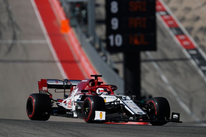 2019年F1第19戦アメリカGP決勝　キミ・ライコネン（アルファロメオ）