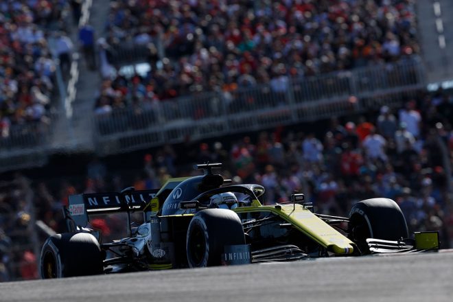 2019年F1第19戦アメリカGP決勝　ダニエル・リカルド（ルノー）
