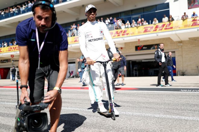 2019年F1第19戦アメリカGP決勝　ルイス・ハミルトン（メルセデス）