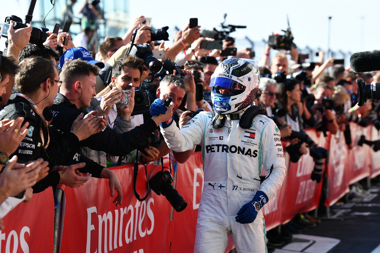 2019年F1第19戦アメリカGP　バルテリ・ボッタス（メルセデス）が優勝
