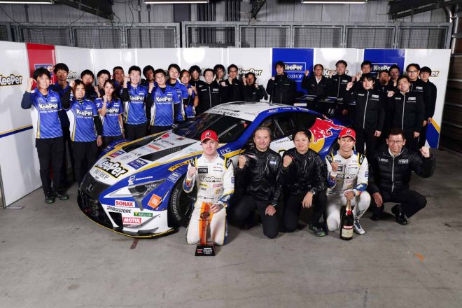 チームチャンピオンを獲得したLEXUS TEAM KeePer TOM'S