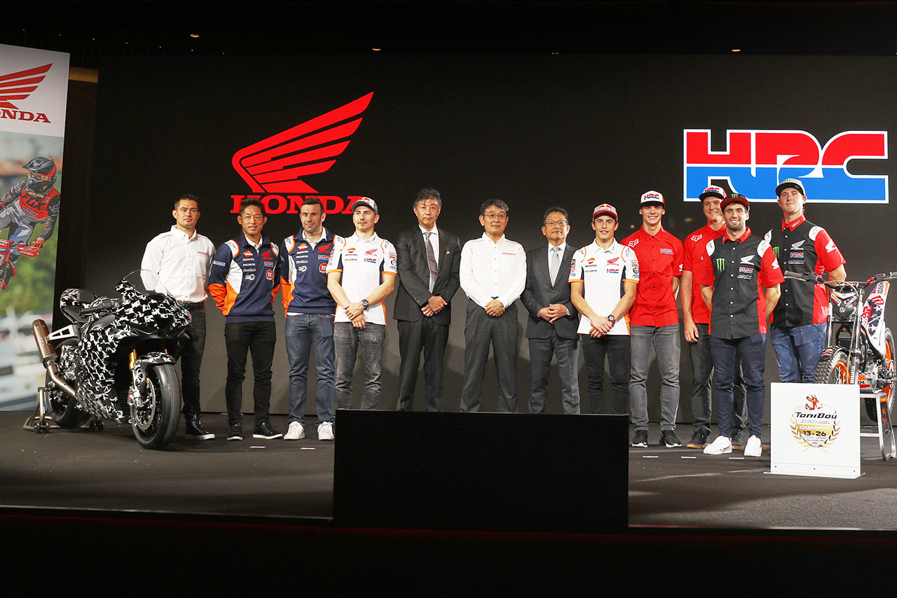 ホンダがEICMA2019で行った2020年の二輪モータースポーツ活動計画発表会