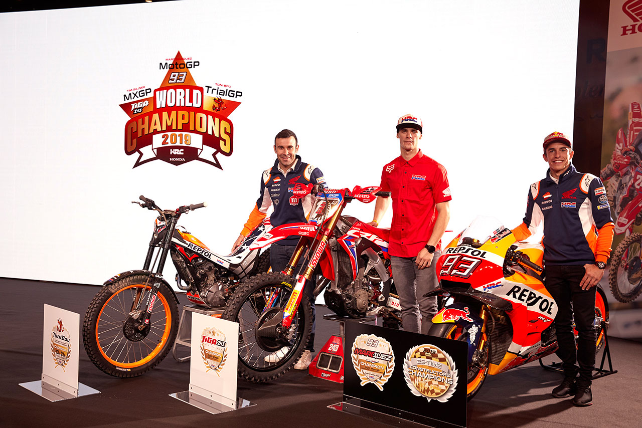 ホンダがEICMA2019で行った2020年の二輪モータースポーツ活動計画発表会