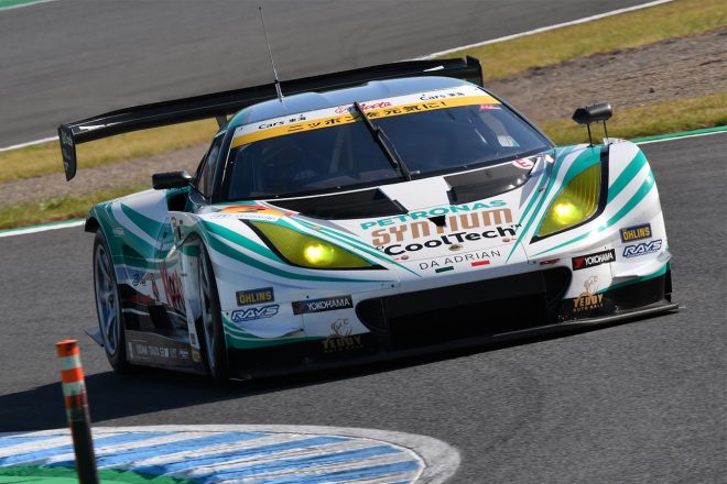 スーパーGT第8戦もてぎで高橋一穂が駆るシンティアム・アップル・ロータス